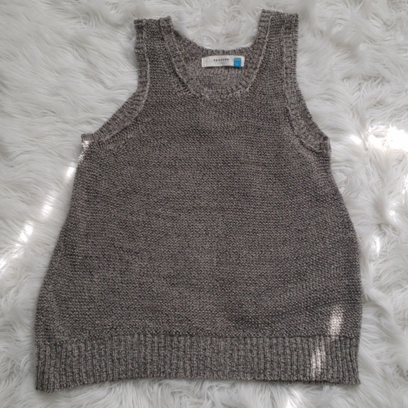Anthropoly Sparrow Sweater Brown Tank Size L - Picture 1 of 4